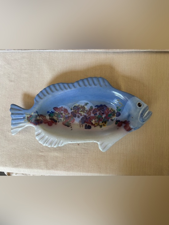 Other - Blue Fish-Shaped pottery
